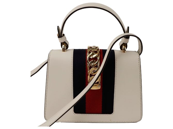 Gucci Mini borsa tote Silvy a tracolla Bianco - vista 4