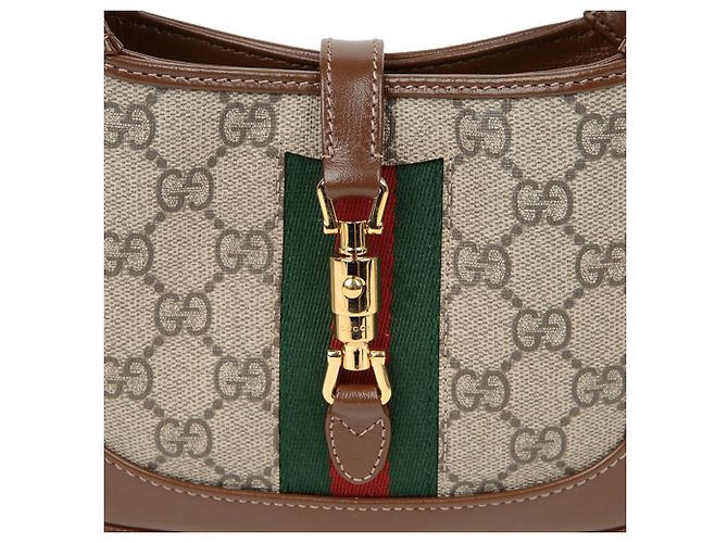Gucci Jackie Mini Hobo Shoulder Crossbody Marron - vue 3