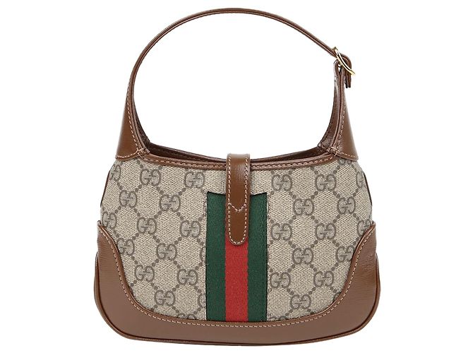 Gucci Jackie Mini Hobo Shoulder Crossbody Marron - vue 4