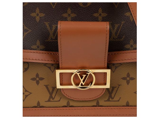 Louis Vuitton Borsa a tracolla e crossbody Dauphine Mm Marrone - vista 2