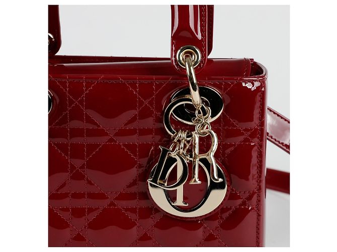 Dior Kleine Damen-Tote-Schultertasche Rot - Ansicht 2