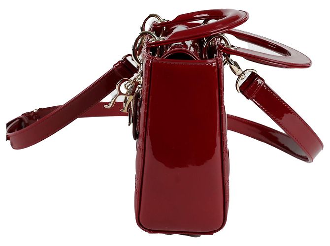 Dior Kleine Damen-Tote-Schultertasche Rot - Ansicht 4