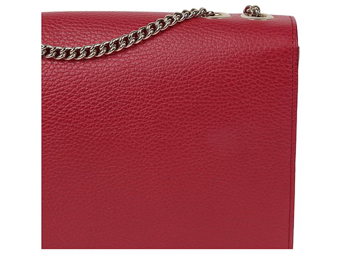 Gucci Interlocking Schultertasche Medium Rot - Ansicht 5