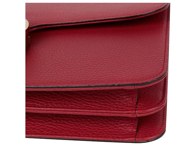 Gucci Interlocking Schultertasche Medium Rot - Ansicht 8
