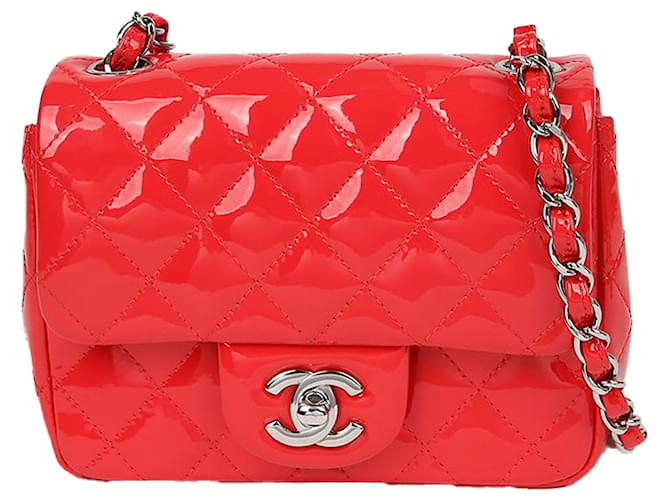 Chanel Petit Sac Classic a Spalla e Tracolla Rosa - vista 2