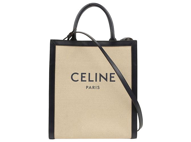 Céline Vertical Small Cabas Tote And Shoulder Bag Blue - view 2