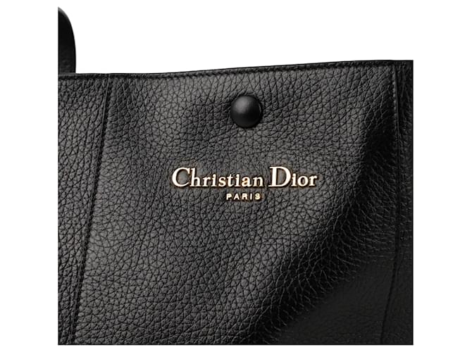 Dior Borsa a tracolla a secchiello Signature Medium Nero - vista 2