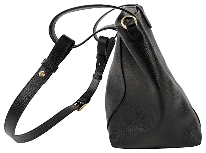 Dior Borsa a tracolla a secchiello Signature Medium Nero - vista 4
