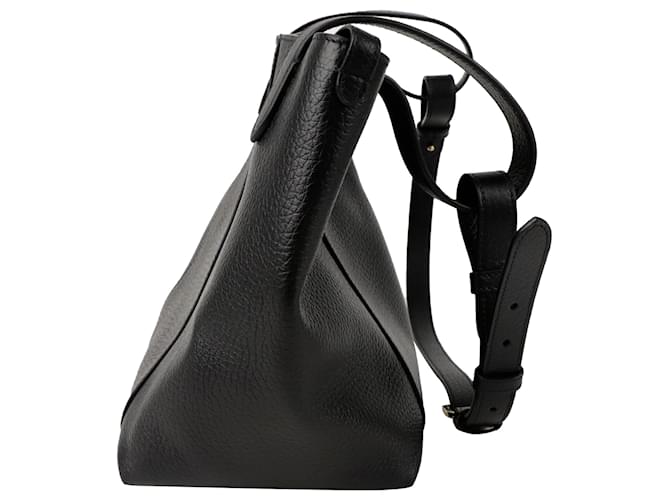 Dior Borsa a tracolla a secchiello Signature Medium Nero - vista 6