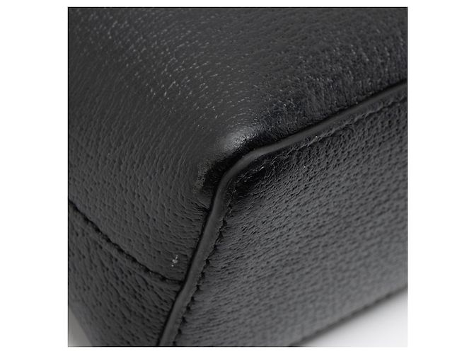 Piccola borsa a tracolla Ophidia in pelle Gucci Nero - vista 10