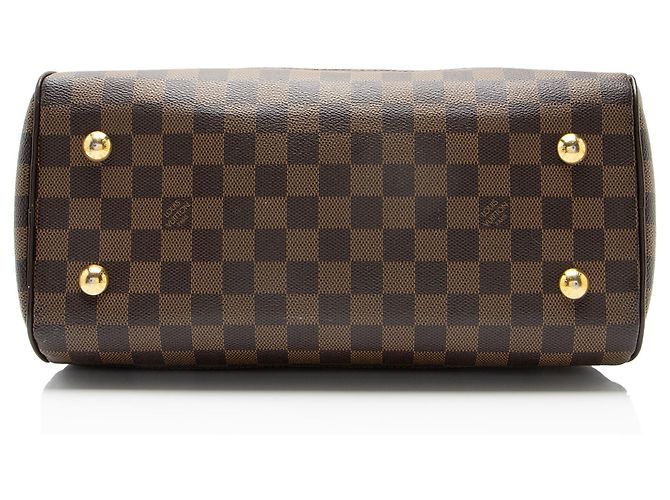 Borsa Louis Vuitton Damier Ebene Duomo Marrone - vista 4