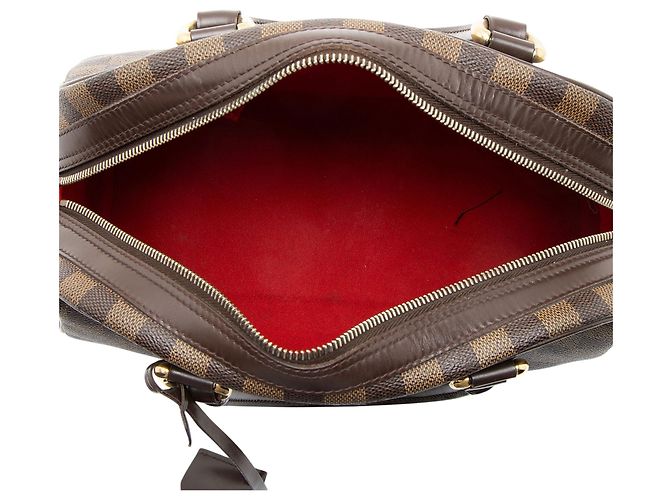 Borsa Louis Vuitton Damier Ebene Duomo Marrone - vista 7