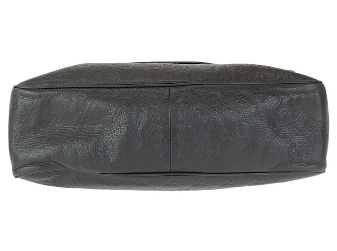 Borsa a tracolla in pelle Gucci Marrone Scuro - vista 10