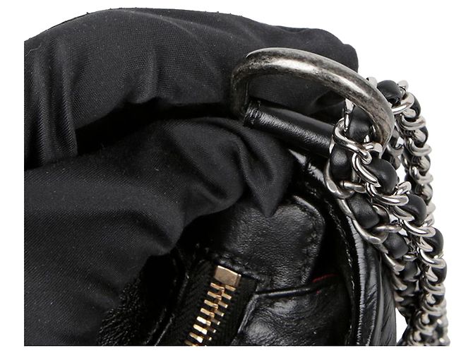 Chanel Borsa hobo piccola a tracolla Gabrielle Nero - vista 6