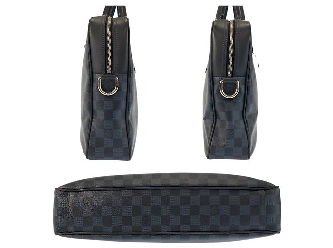 Valigetta Louis Vuitton Damier Cobalt Nero - vista 10
