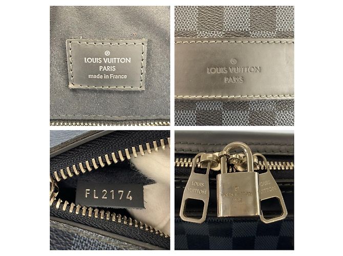 Valigetta Louis Vuitton Damier Cobalt Nero - vista 3