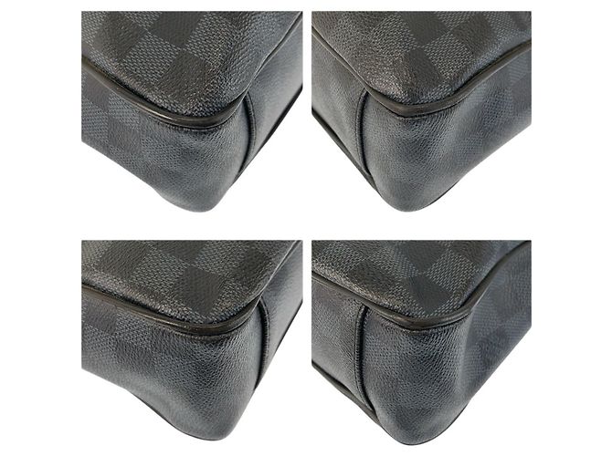 Valigetta Louis Vuitton Damier Cobalt Nero - vista 4