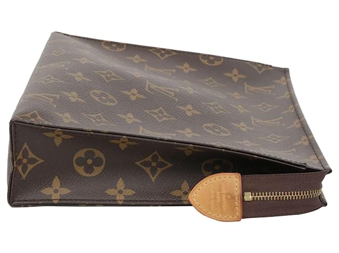Louis Vuitton Clutch Marrone - vista 3