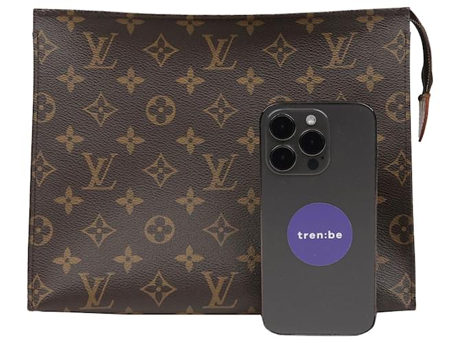 Louis Vuitton Clutch Marrone - vista 8