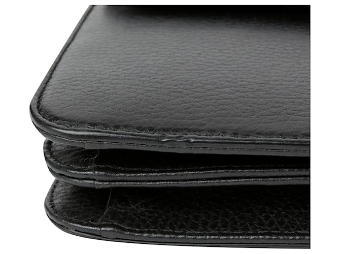 Gucci Interlocking Medium Schultertasche Schwarz - Ansicht 8