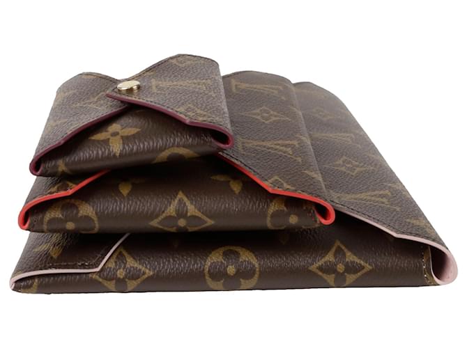Louis Vuitton Pochette Kirigami Marrone - vista 3