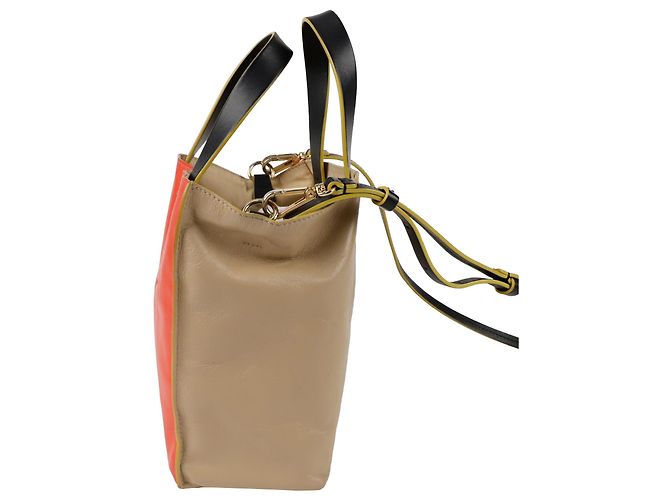 Marni Mini borsa tote a tracolla Museo Arancione - vista 3