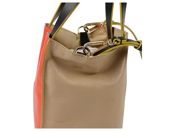Marni Mini borsa tote a tracolla Museo Arancione - vista 4
