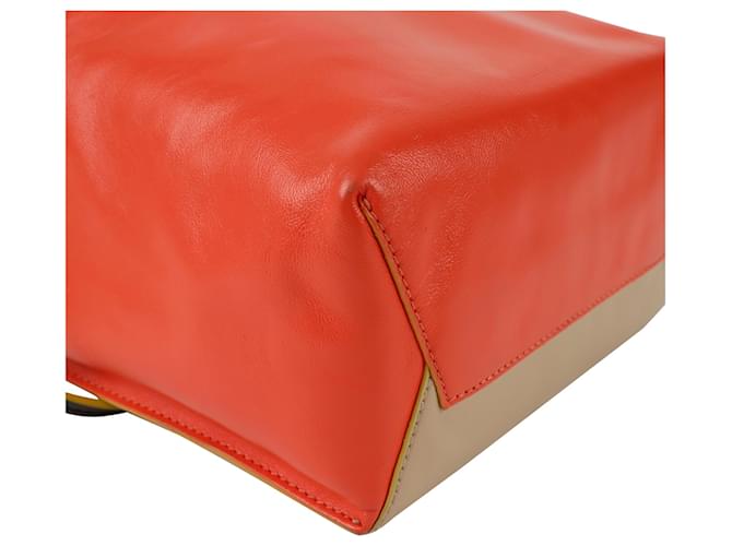 Marni Mini borsa tote a tracolla Museo Arancione - vista 9