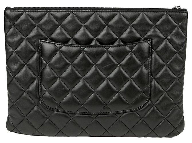 Chanel Classic New Medium Clutch Schwarz - Ansicht 3