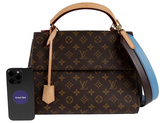 Louis Vuitton Borsa a Spalla Cluny Mm Tote Marrone - vista 8