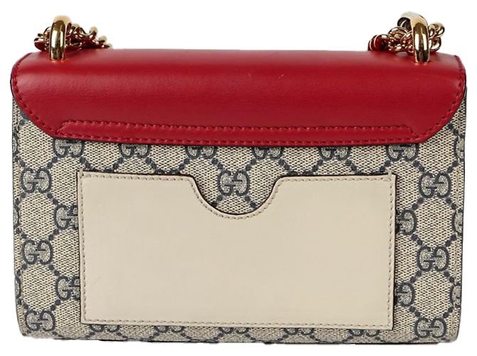 Gucci Piccola borsa a tracolla e crossbody con catena e chiusura a palette Rosso - vista 4