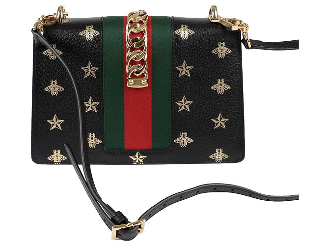 Gucci Piccola borsa a tracolla Silvie Vista Nero - vista 4