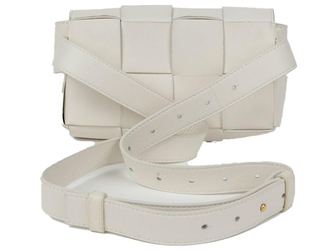 Bottega Veneta Sac banane Cassette Blanc - vue 3