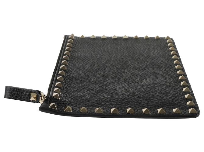 Valentino Garavani Clutch Lockstart Nero - vista 7