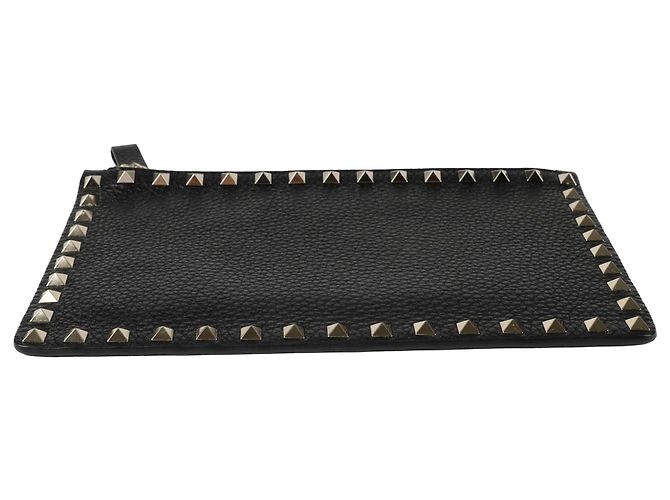 Valentino Garavani Clutch Lockstart Nero - vista 8