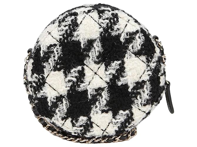 Chanel Mini borsa a tracolla Double Duo Nero - vista 4