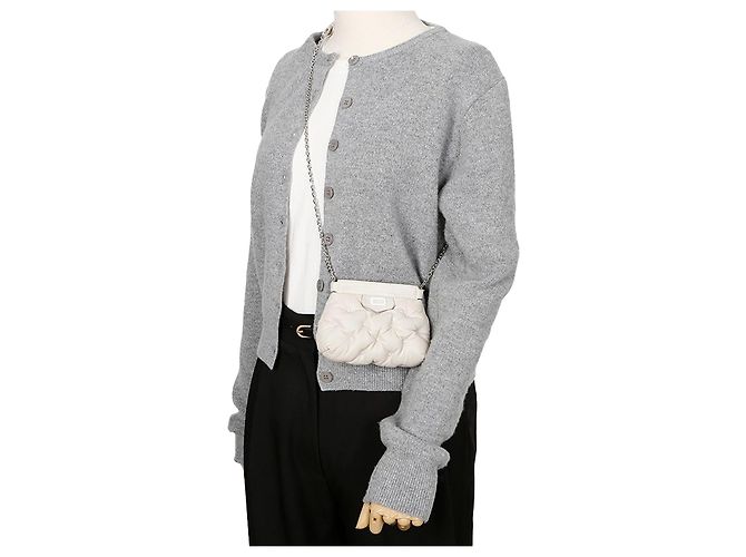 Maison Martin Margiela Borsa a tracolla e crossbody Glam Slam Classic Baby Grigio - vista 10