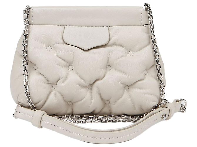 Maison Martin Margiela Borsa a tracolla e crossbody Glam Slam Classic Baby Grigio - vista 4