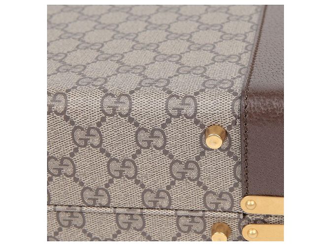 Gucci Savoy Large Rigid Suitcase Brown - view 6