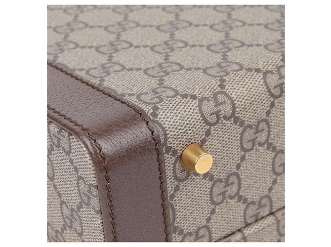Gucci Savoy Large Rigid Suitcase Brown - view 7