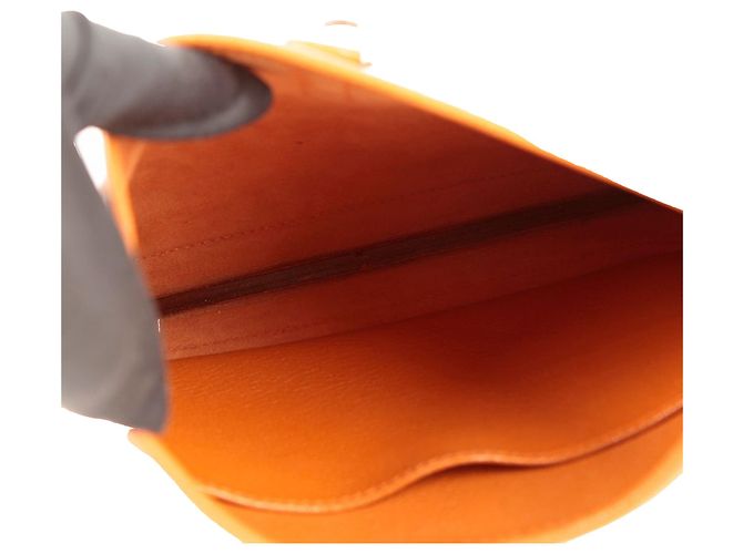 Hermès Bolsa de Ombro Trim Laranja - vista 10