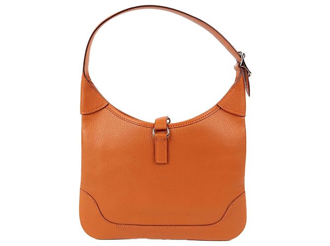 Hermès Bolsa de Ombro Trim Laranja - vista 3