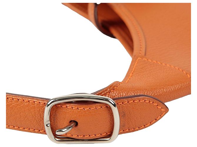 Hermès Bolsa de Ombro Trim Laranja - vista 8