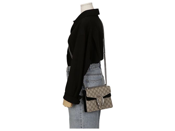 Gucci Mini bolsa tiracolo e crossbody Dionysus - vista 8
