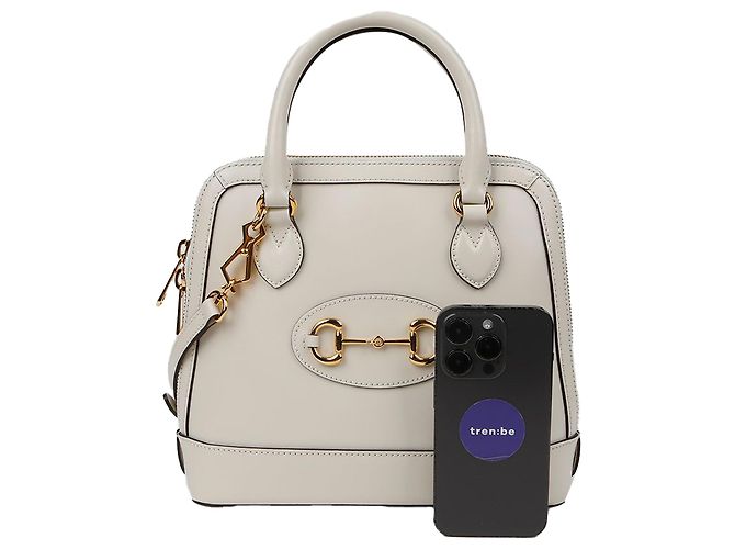 Horsebit 1955 Gucci Bolsa Tote de Alça Superior e Alça de Ombro Horsebit Small Branco - vista 8