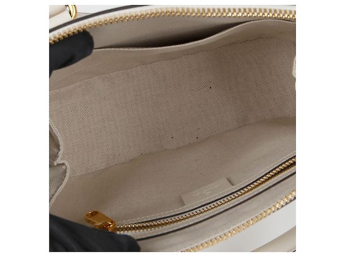 Horsebit 1955 Gucci Bolsa Tote de Alça Superior e Alça de Ombro Horsebit Small Branco - vista 9