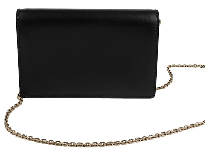 Dior Borsa clutch con catena e a tracolla Nero - vista 4