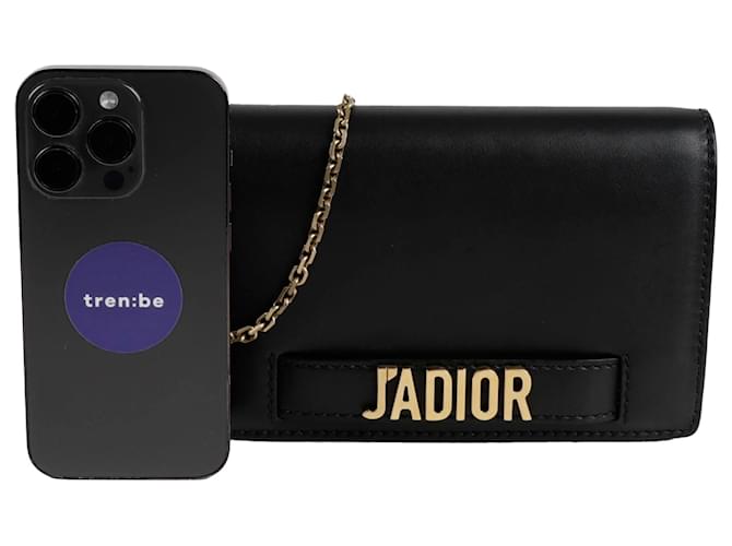 Dior Borsa clutch con catena e a tracolla Nero - vista 7