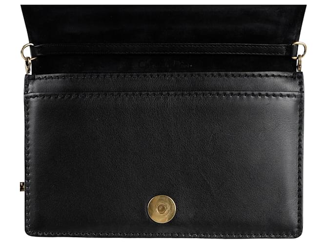 Dior Borsa clutch con catena e a tracolla Nero - vista 8