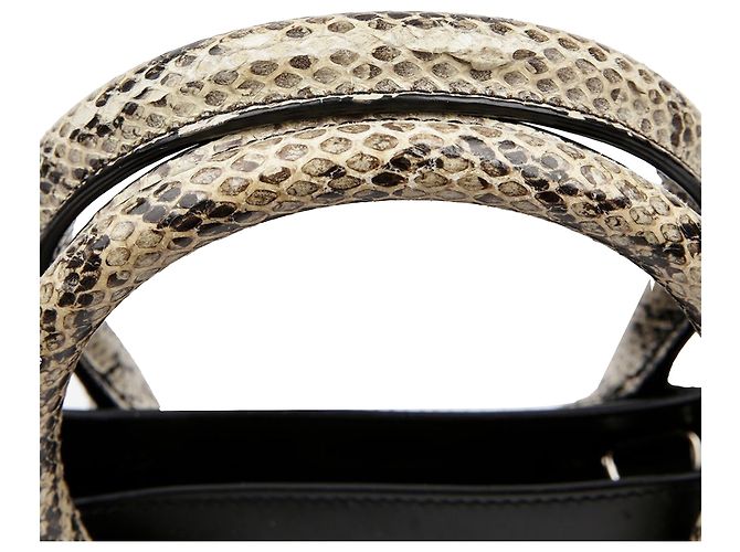 Saint Laurent Bolso tote pequeño de hombro Negro - vista 6